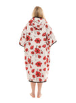 All-In Women T-Poncho Poppy/Ecru