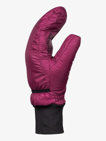 Roxy Snow Gloves Packable Mittens Beet Red