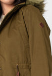 O'Neill Women's Relaxed Parka Dark Olive