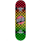 Skate Completo RAD Checkers Rasta Fade